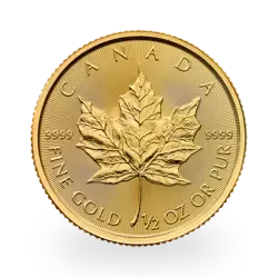 Maple Leaf 1/2 once Or