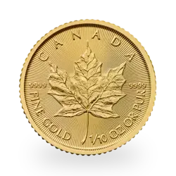 Maple Leaf 1/10 once Or