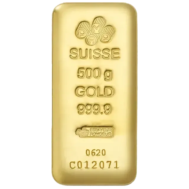 Lingot Or 999,9 / 500gr