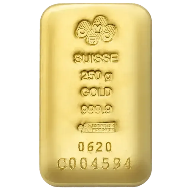 Lingot Or 999,9 / 250gr