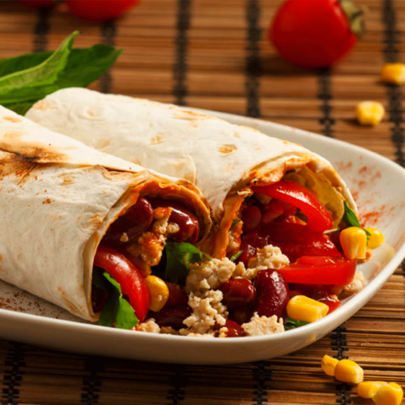 SAMPLE. Al Pastor Burrito