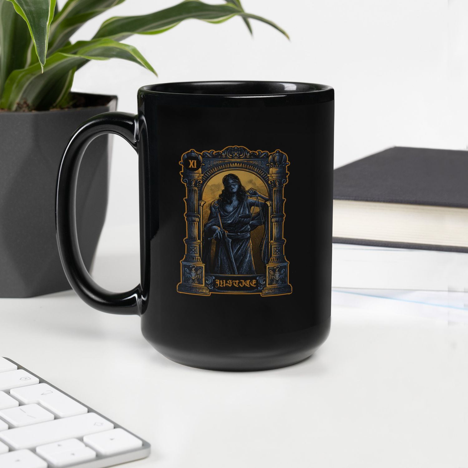 “Lady Justice Tarot” Gothic for Good Mug