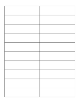 4&quot; x 1&quot; Laser Labels, 20 labels/sheet, 1000 sheets/case (GEMLP400100-909)