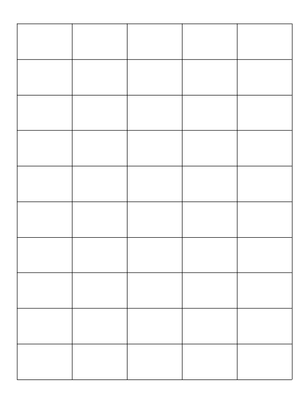1.5&quot; x 1&quot; Laser Labels, 50 labels/sheet, 1000 sheets/case (GEMLP1881)