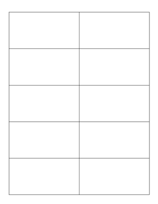 4&quot; x 2&quot; Laser Labels, 10 labels/sheet, 1000 sheets/case (GEMLP400200-911)