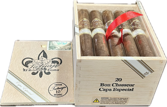 Tatuaje Bon Chasseur Capa Especial