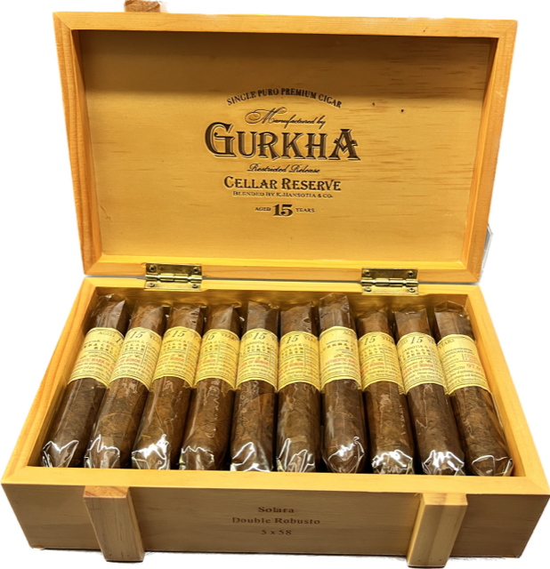 Cellar Reserve 15 Solara Double Robusto Cellar Reserve 15 Solara Double Robusto