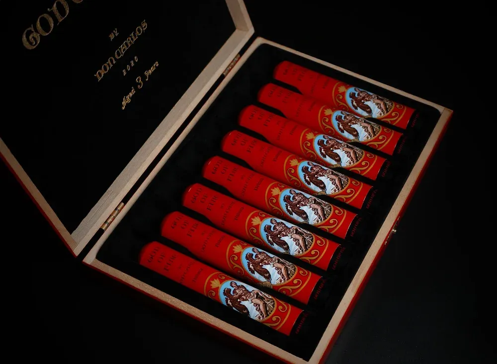 God of Fire by Don Carlos Robusto Tubo