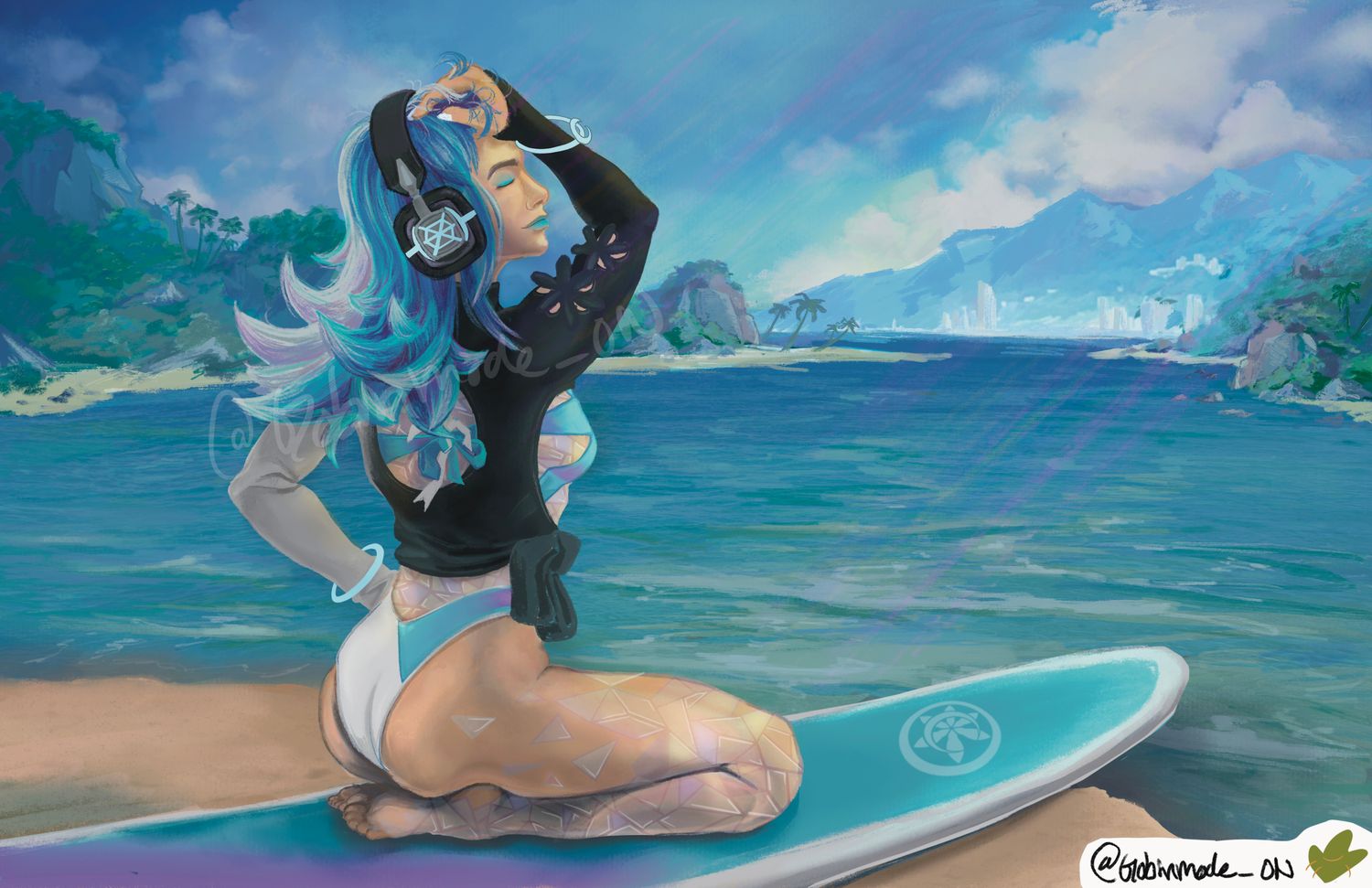 Luna Snow Marvel Rivals Art Print