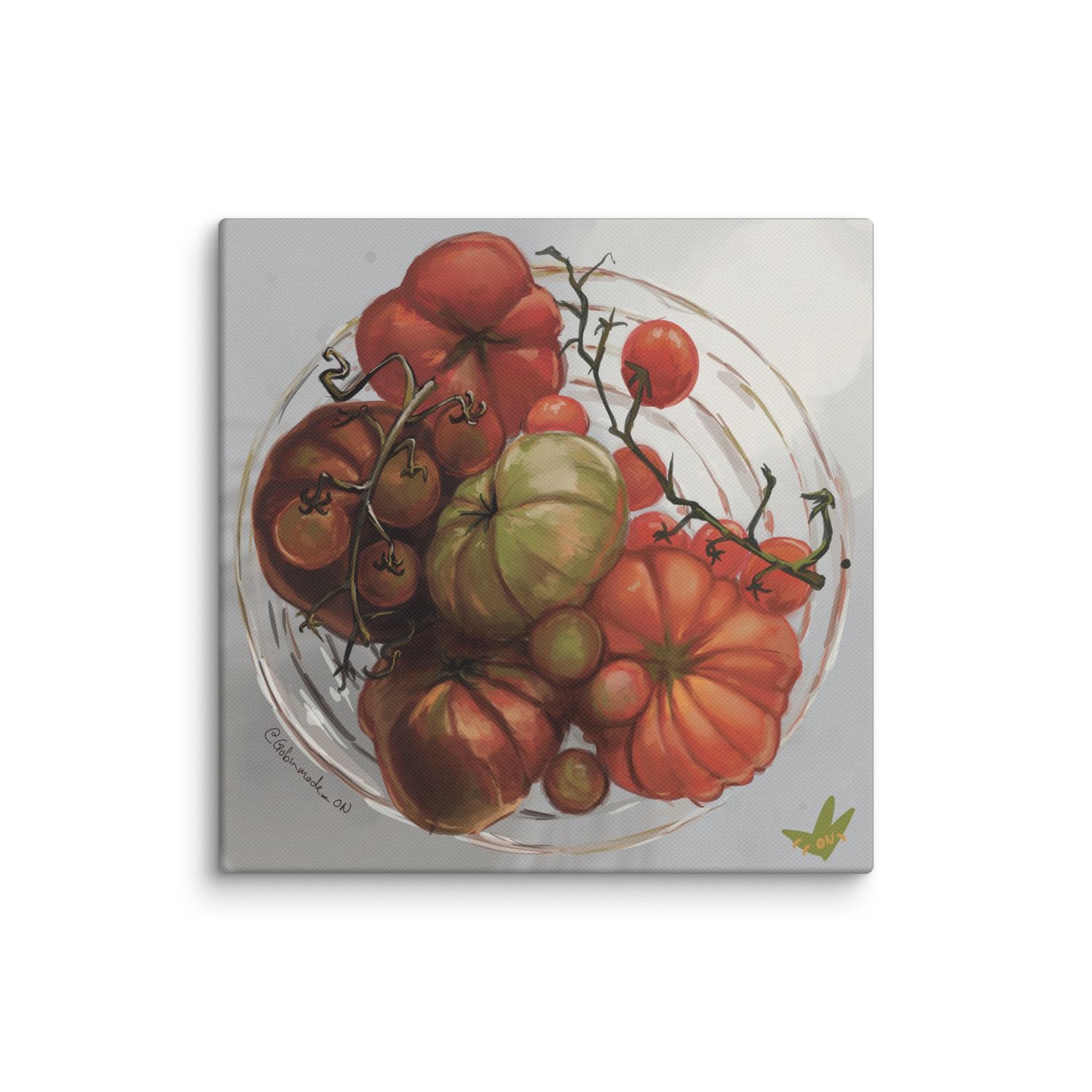 Tomato Bowl Canvas