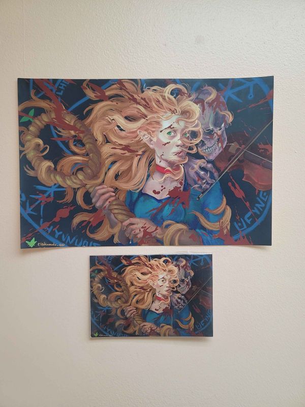 Dance with Death | Delicious in Dungeon inspired Fanart | Art Bundle
