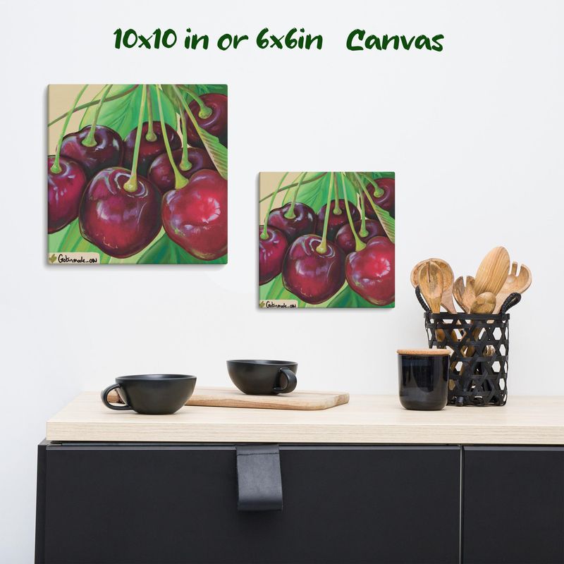 Fresh Cherries | Canvas Prints