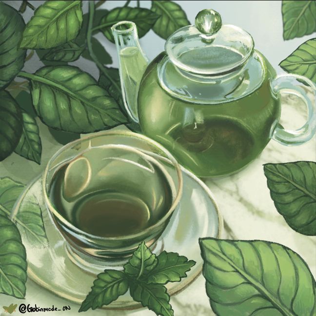 Green Tea Paradise | Art Print
