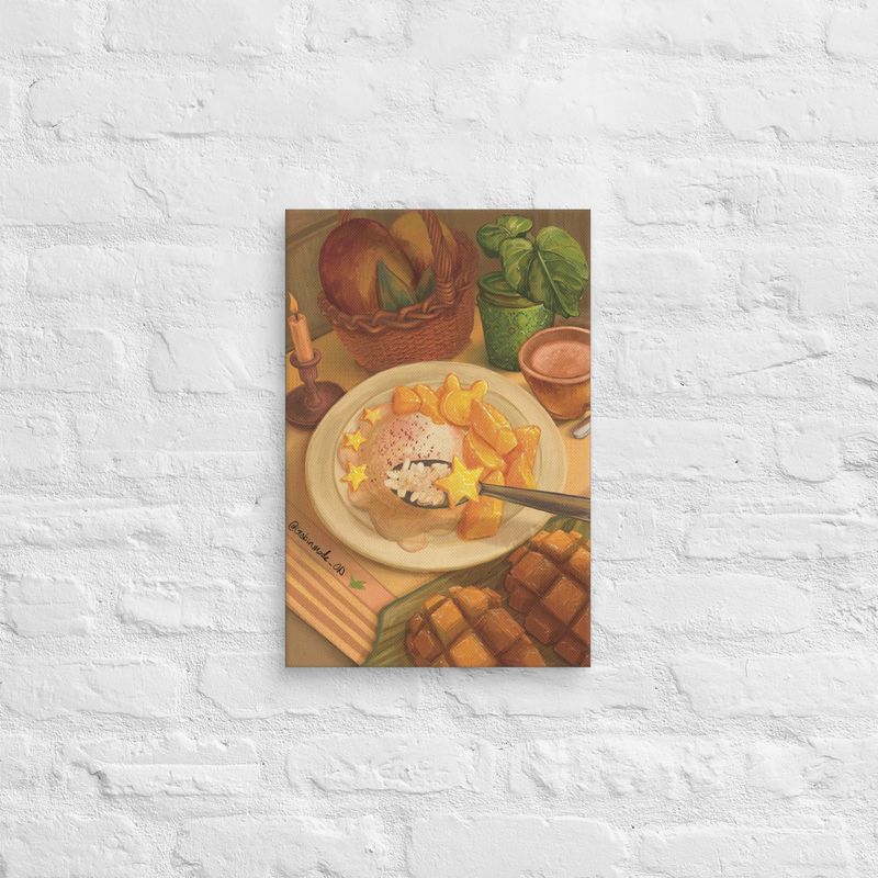 My Man-go Sticky Rice | Canvas Print