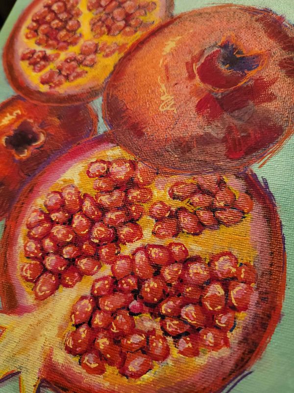 Pomegranate | Original Canvas piece