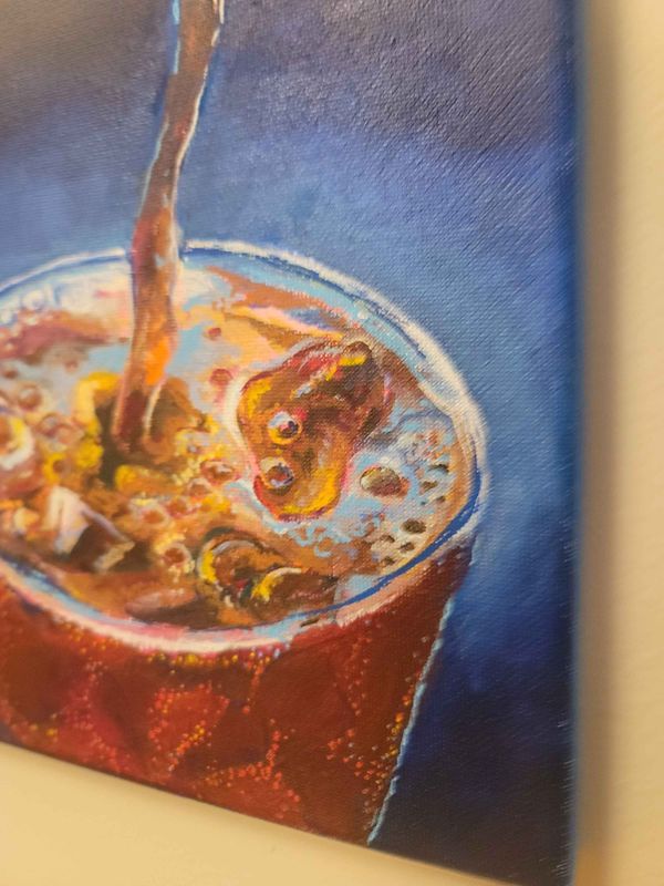 Bubbly Soda | Original Canvas Piece