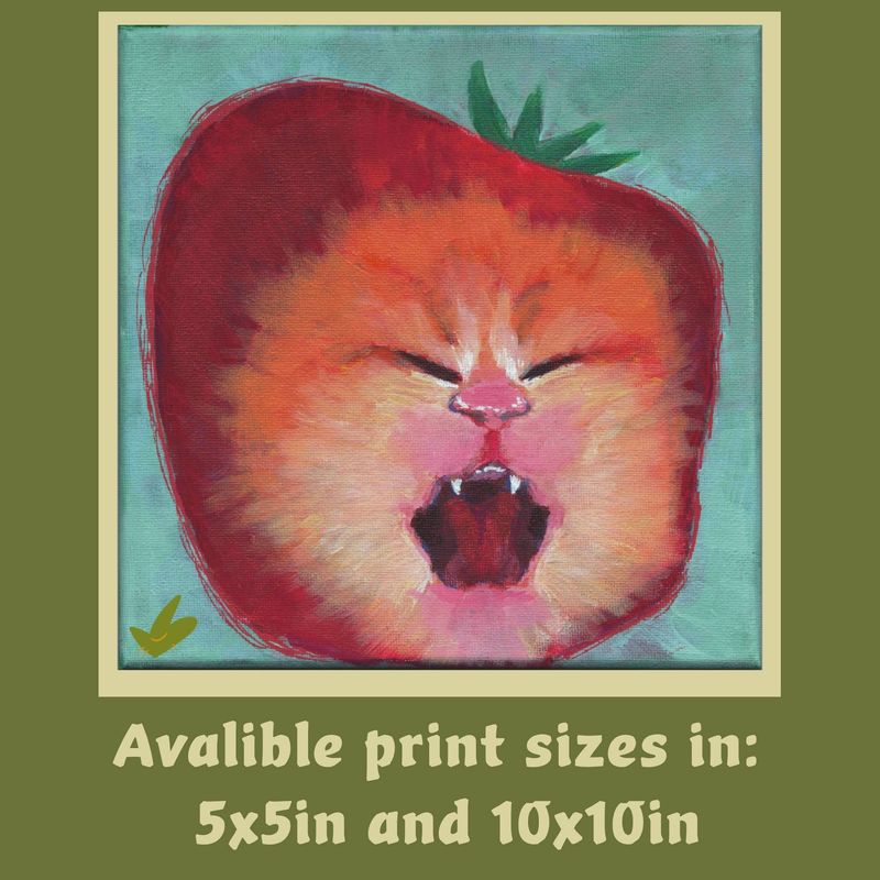 Tomato Cat | Art Print