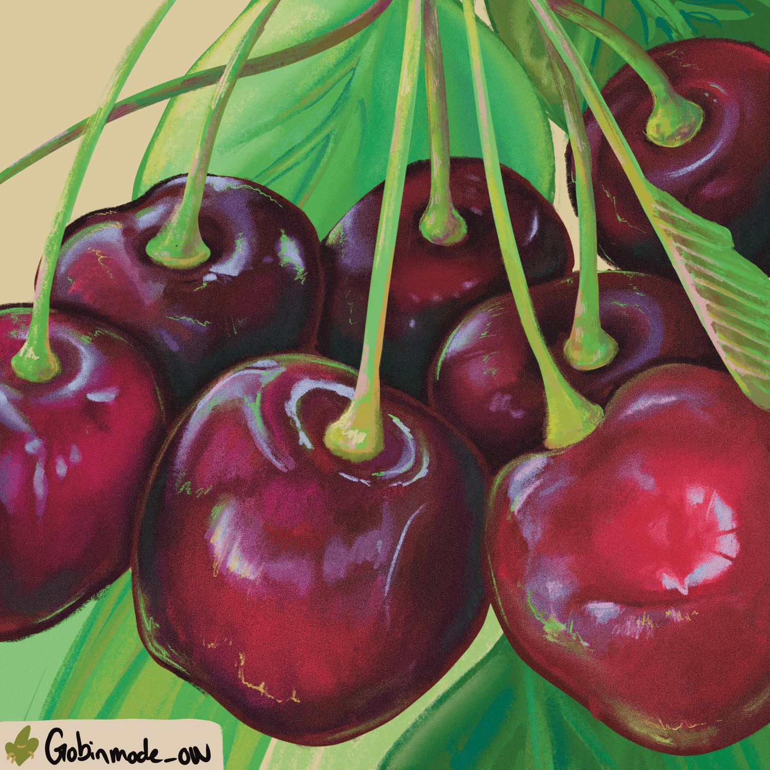 Fresh Cherries | Art Print