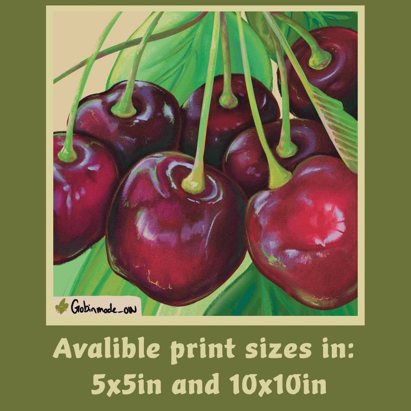 Fresh Cherries | Art Print