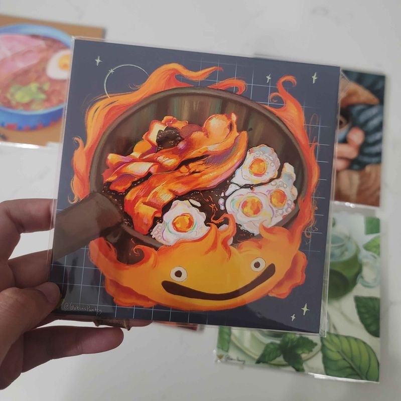 Caclifers Breakfast | Studio Ghibli inspired Fanart | Art Prints