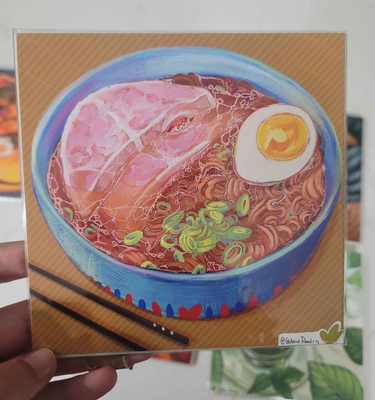 Ponyos Ramen | Studio Ghibli inspired Fanart | Art Prints