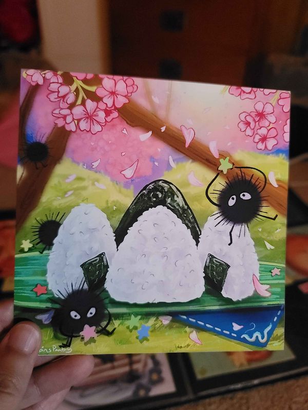 Haku's Onigiri | Studio Ghibli inspired Fanart | Art Prints