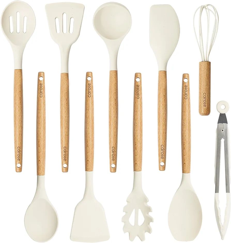CAROTE Silicone Cooking Utensils Set