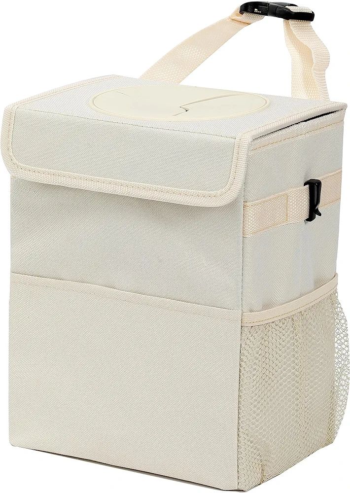 Car Garbage Can with Lid Leak Proof