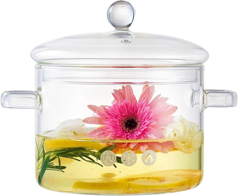 Clear Glass Simmer Pot