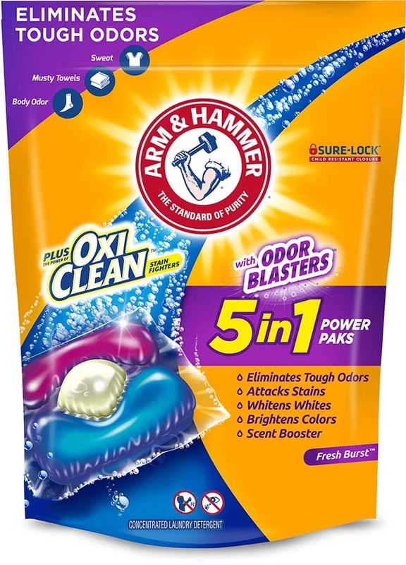 OxiClean Arm &amp; Hammer Laundry Detergent Power Paks