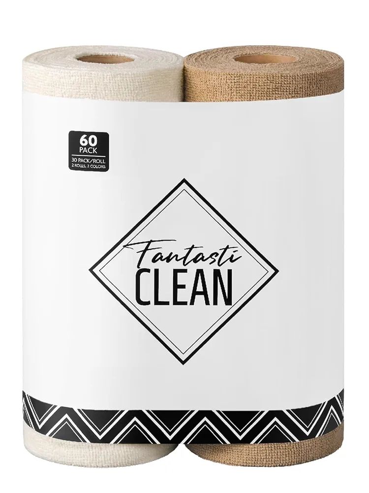 Fantasticlean Microfiber Cleaning Cloth Roll
