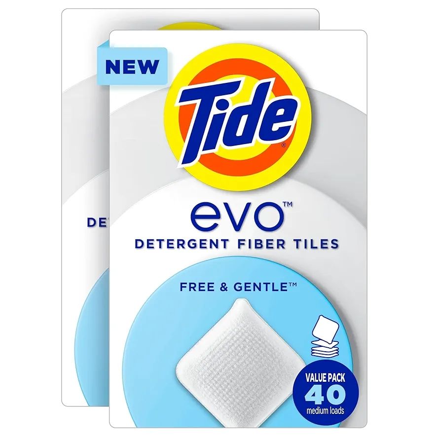 Tide Evo Free &amp; Gentle Laundry Detergent Tiles