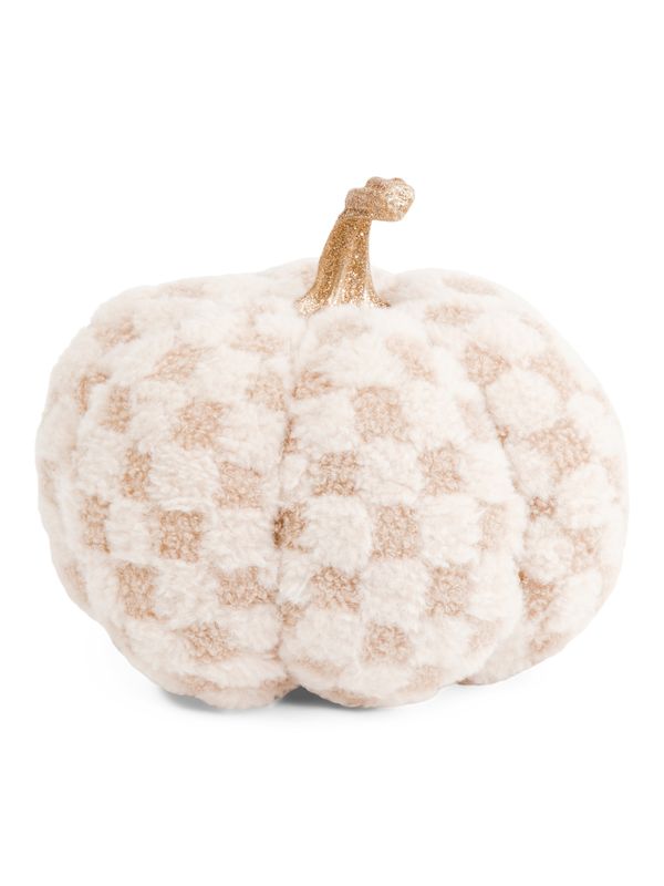 Decorative Plush Pumpkin