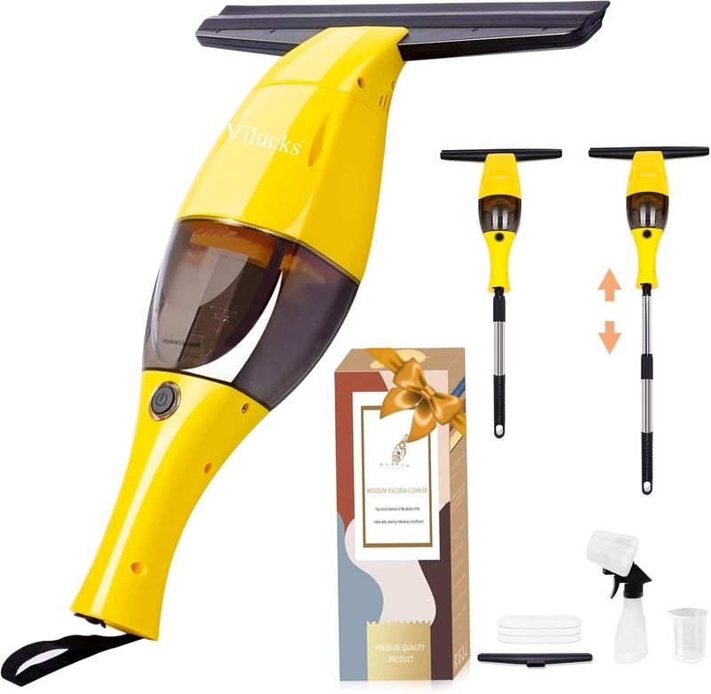 Cordless Window Vacuum Squeegee