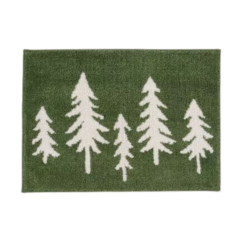 Christmas Tree Bath Rug