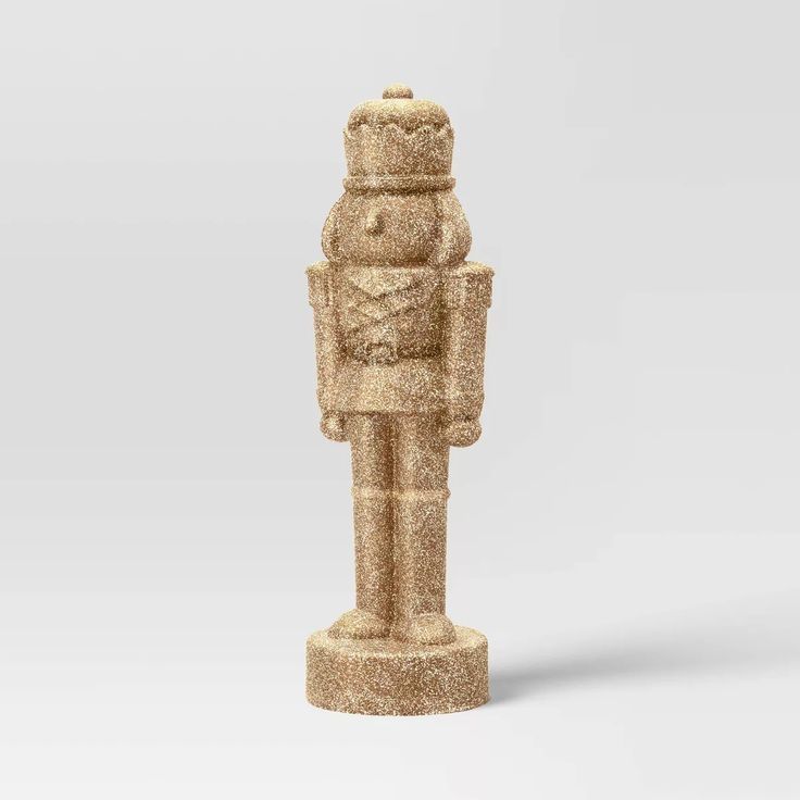 Gold Glittered Nutcraker