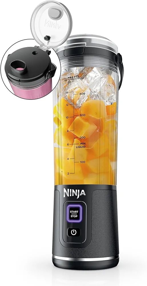 Ninja Blast Portable Blender Metalic Black