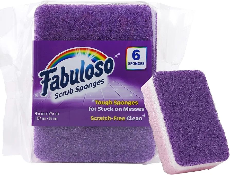 Fabuloso Scrub Sponges 6 Pack