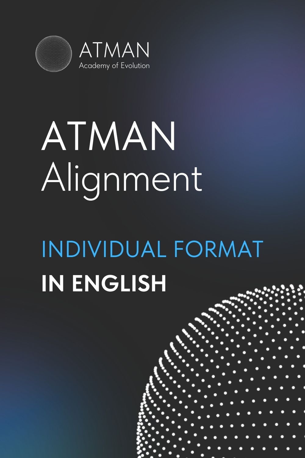 ATMAN Alignment - Individual Format in English (1st month payment)