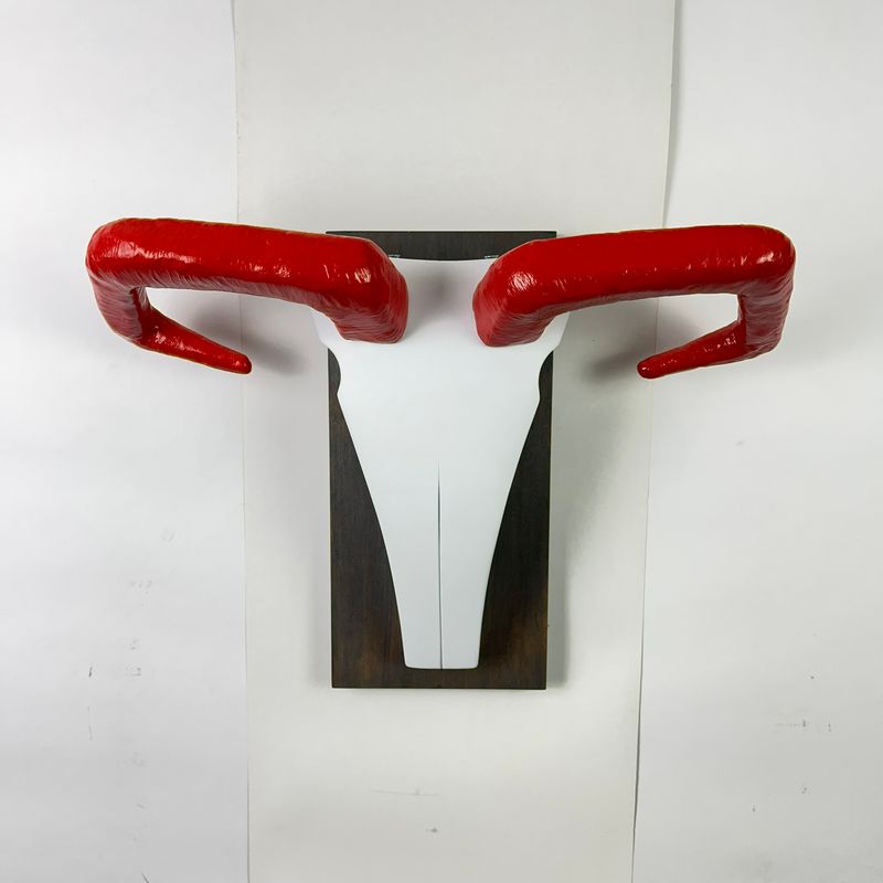 Wandskulptur "Squa red ance"