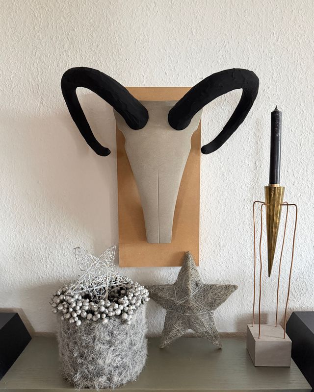 Wandskulptur "Blackhorn"