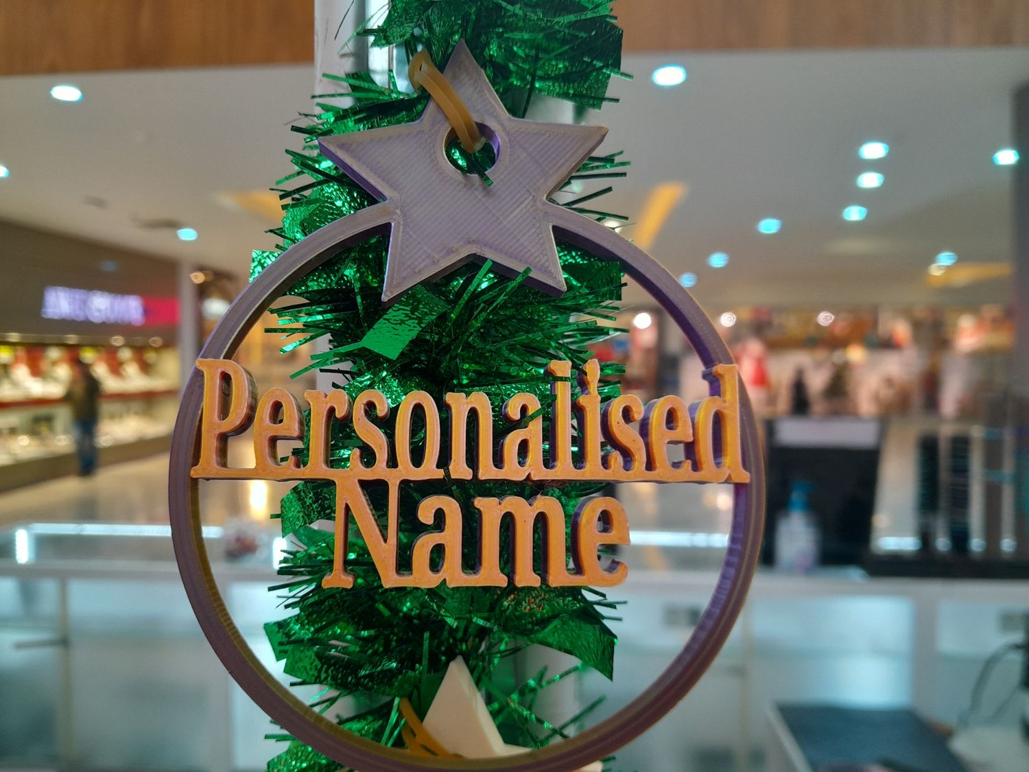 Personalised Name Christmas Decorations