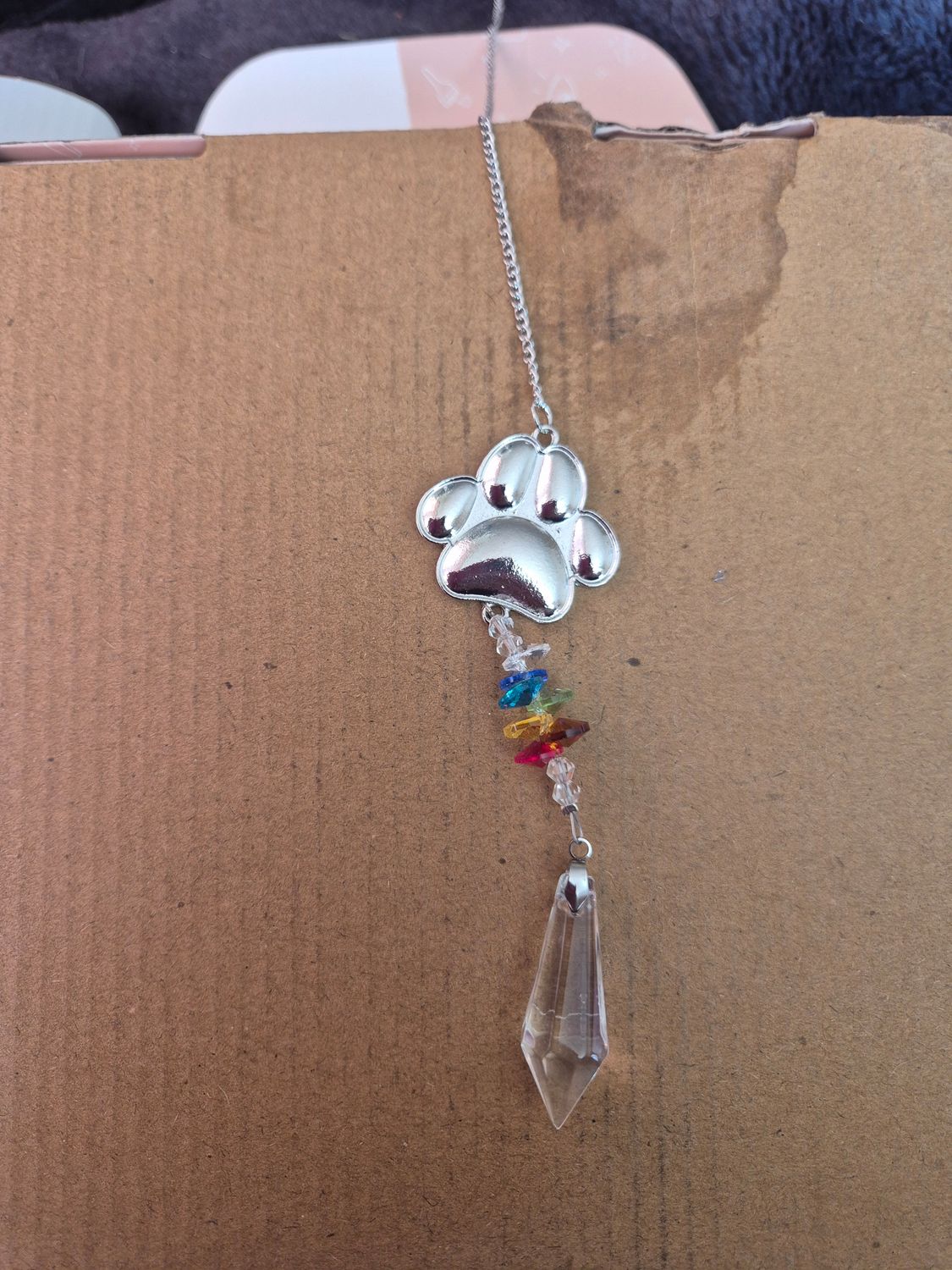 Paw print suncatchers