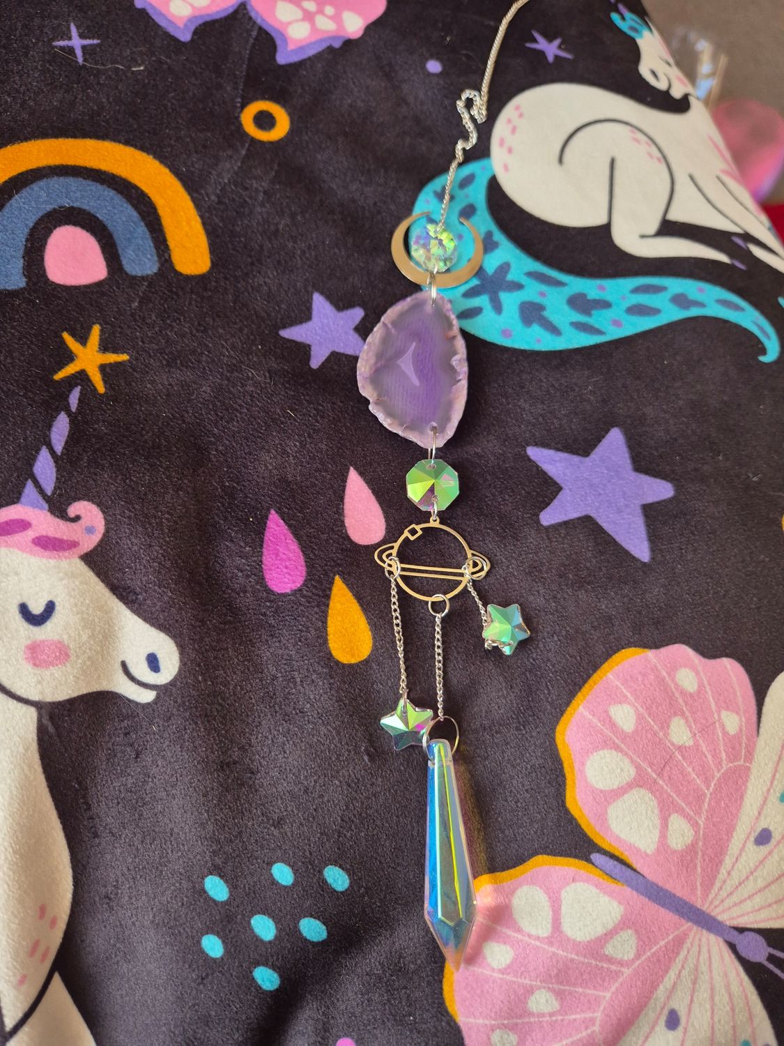 Agate suncatchers