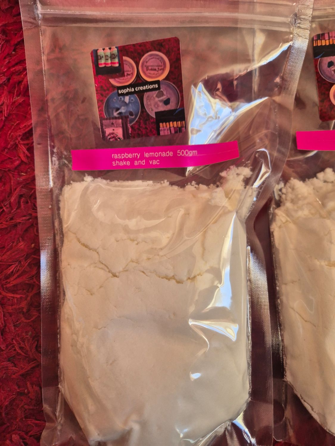 Raspberry lemonade Shake and vac 500gm