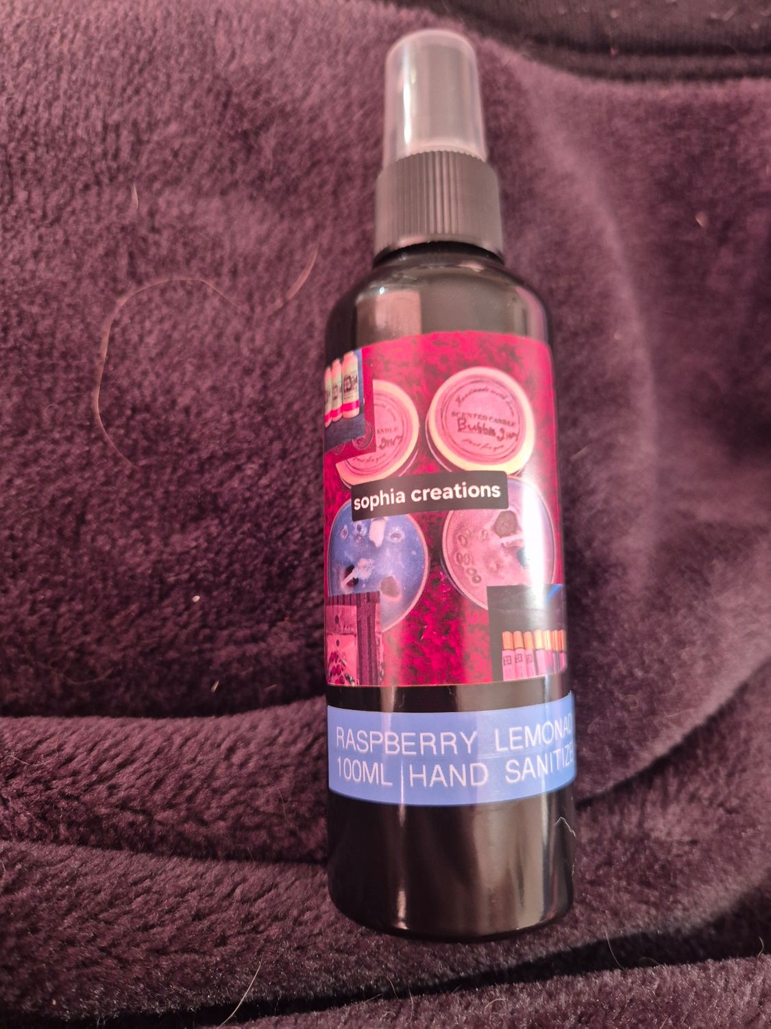Raspberry lemonade hand sanitizer spray 100ml
