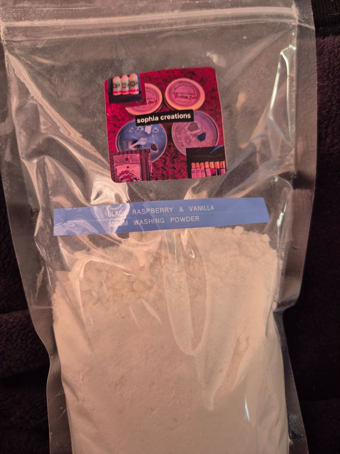 Black Raspberry and vanilla 500gm washing powder