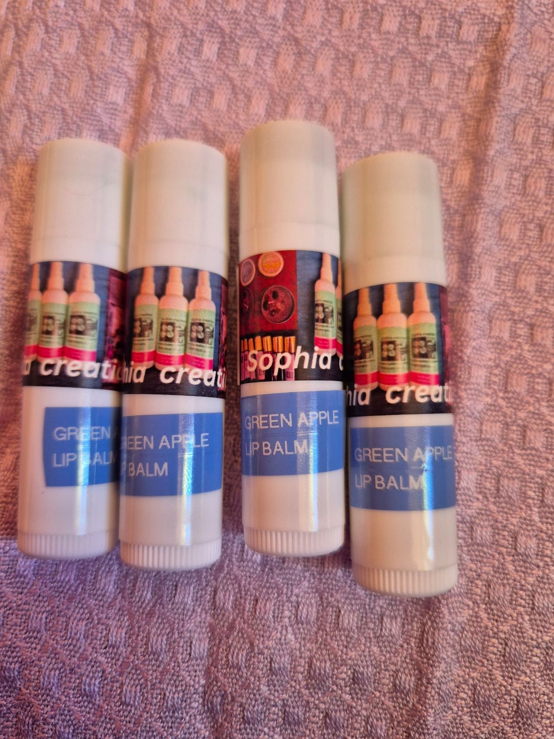 Green apple lip balm