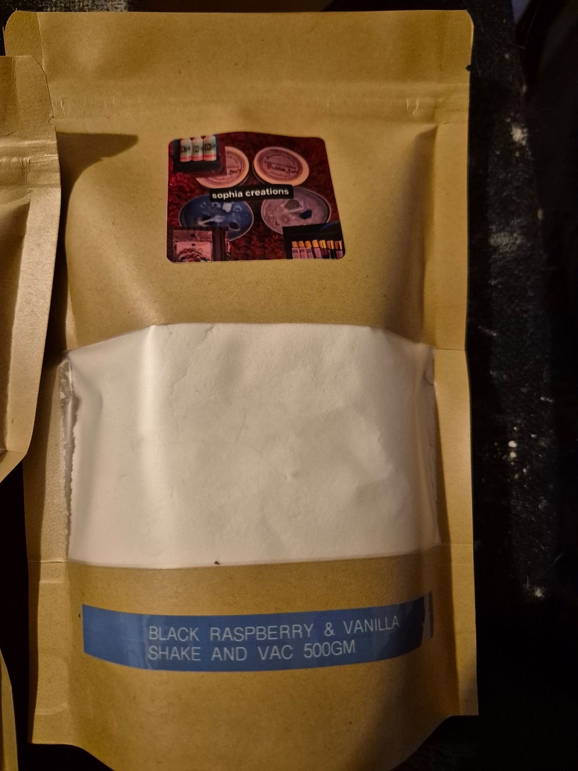 Black Raspberry and vanilla shake and vac 500gm