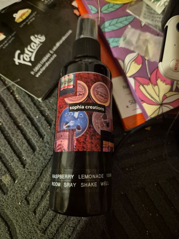 Raspberry lemonade room spray 100ml